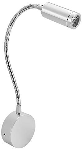 TOPINCN 1 W Wand-Leseleuchte, LED-Wandleuchte, Flexible Schwanenhals-LED-Wandleuchte, Wand-Nachtlicht, Buchlichter, Nachttisch-Spot-Lampe für Schlafzimmer, Büro, Werkbank, Studio