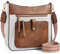 BOSTANTEN Handtasche damen mittelgroß，umhängetasche damen, Schultertasche aus Veganes Leder, Crossbody bag mit breitem Schultergurt