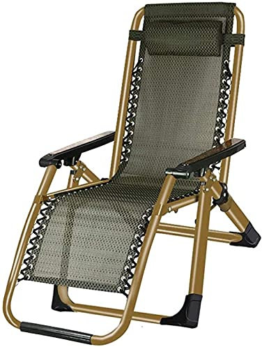 WYRMB Klappbarer Liegestuhl Klappbarer Liege Liege Liege klappbar Siesta Nap Bett Rückenlehne Sonnen Liege Gartens tühle-112x72cm Wie Vorgestellt.As Shown-112x72cm