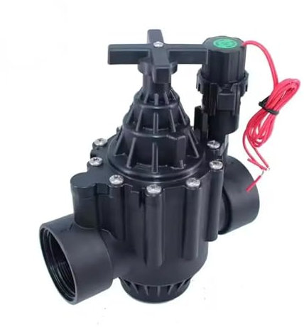 EAHWCXSD 2 Zoll Bewässerung Magnetventil 220V 12V 24V DC Rast Magnetventil Mit Fluss Regulierung for Landwirtschaft Bewässerung(DC 24V)