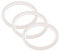 3PCS Rubber Seal Replacement,Food Jar 16 and 24 Ounce Seals/O-Rings With No BPA/Phthalate/Latex - Replacement for 16 and 24 Ounce Containers