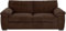 Jumbo Cord 3-Sitzer-Sofa, bequem und stilvoll, Braun Wohnzimmer Couch