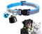 Mini GPS Tracker für Hunde Katze,Katzenhalsband mit gps klein,Haustierortungsgerät,Kompatibel mit iOS & Android,Standortverfolgung,Ohne ABO,für jedes Halsband geeignet (Katzenhalsband mit GPS blau)