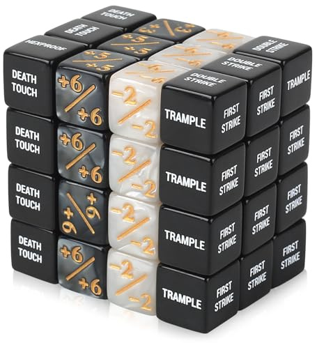 Peygre 48 Pz Set Dadi da Gioco, 4 Modelli, con Sacchetto