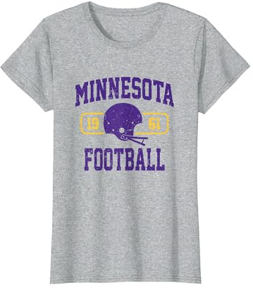 Minnesota Football Athletic Vintage Sports Team Fan Geschenk T-Shirt
