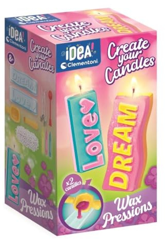 Clementoni IDEA Kerzen selber machen Sprüche - DIY Kerzen-Set