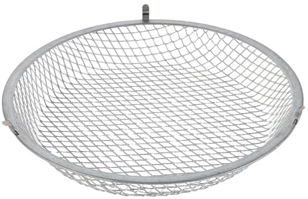 TOYANDONA Paralume in Rete in Acciaio Inossidabile per Lampada Riscaldante Rettile, Compatibile Terrari, Facile Installazione, Protezione Antiscottatura per Lucertole e Serpenti