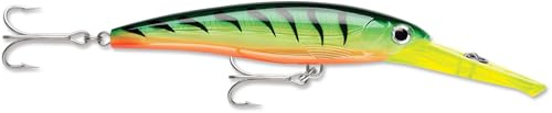 Rapala XRMAG40FT X-Rap Magnum 40 Firetiger Fishing Terminal Tackle, Firetiger, 40