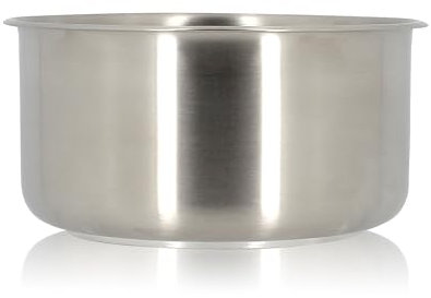 MENASTYL - Casserole inox 18/10 amovible 16 cm Iris Inox sans PFAS - Tous feux dont induction, four, réfrigérateur et lave-vaisselle - Empilables et résistantes - Acier inoxydable