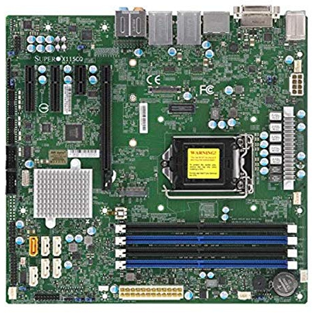 Supermicro Motherboard MBD-X11SCQ-O Corei7/i5/i3 S1151 Q370 PCIE SATA uATX DDR4 2666MHzRetail