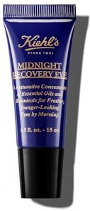 KIEHL'S Midnight Recovery Eye, 15 ml, erholsame Augencreme, Augenbehandlung für strahlendes Aussehen und jünger aussehende Augen am Morgen