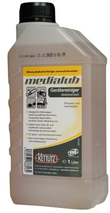 1 Liter Sägekettenreiniger KETTLITZ-Medialub Gerätereiniger Konzentrat Universalreiniger, Alkalischer Reiniger für Motorsägen
