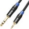 Tisino Cable Jack 3.5 a 6.3, Cable Audio Estéreo HiFi Mini Jack a Jack, Para PCs, Mezclador, Amplificador, Altavoces- 1M