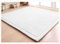 Loartee korallen Samtmatte, Teppich, als Krabbeldecke fürs Kind, Yogamatte und Übungsauflage geeignet, weiß, 150 * 150cm