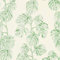 Papier peint monstera | Papier peint jungle vert et blanc 3728-13 | Papier peint tropical pastel | Papier peint végétal pour bureau & entrée