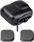 ULBTER Mini custodia Borsa per GoPro Hero 13 12 11 10 9 8 Nero + Hero13 Hero12 Hero11 Hero10 Hero9 Hero8 Tappo Coprilente in gomma copriobiettivo, Nero trasporto accessorio [1+2 pezzo]