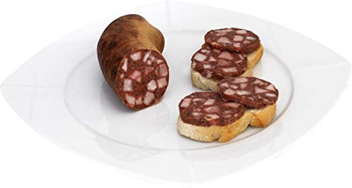 Hausmacher Blutwurst in der Krause | frisch vom Metzger Hausmannskost als Aufschnitt fürs Brot | Frische Wurst nach DDR Rezept 2 x 500g