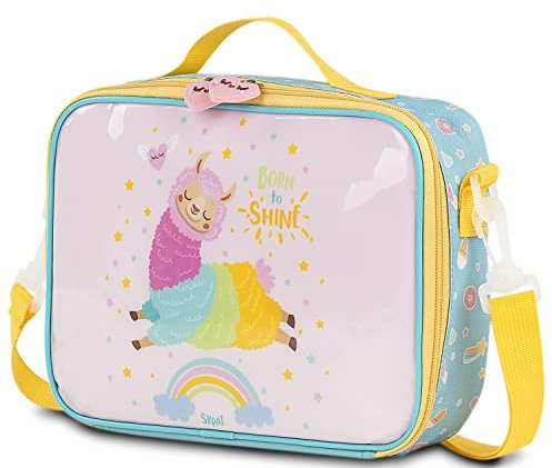 SKPAT - Porta Bocadillos Infantil Termoinsulado. Bolsa Merienda.Porta Bocadillos., Turquesa