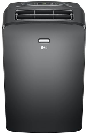 LG 8000 BTU (DOE) / (12000 ASHRAE) Portable Air Conditioners Cools 350 Sqft Easy Install & WiFi App Remote Eco-friendly, Quiet Small & Medium Room Air Conditioner AC Unit Home Gray LP0823GSSM
