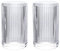 Gaolinci 2 Pcs Glass Tumbler Cup,Toothbrush Holder, Bathroom Cups, 13 oz