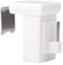 deco-raum 8 ganci per finestre, colore bianco, 10-27 mm, per decorazioni alla finestra o per il fissaggio di aste per tende, girevoli universali