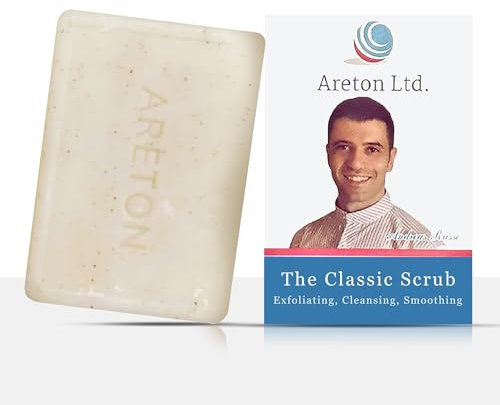Die klassische Salicylsäure Scrub Seife mit 4 Wirkstoffen, Salicylsäure Niamcinamid und Aloe Vera zur Hautpeelung, Aufhellung, Porenreinigung, Anti-Pigmentierung