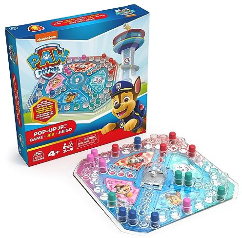 Paw Patrol Mensch ärgere Dich Nicht-Brettspiel Pop-Up-Würfel Junior
