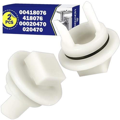 MONTERAL 2 Stück Motor Kupplung für Fleischwolf 00418076 418076 00020470 020470 für Bosch Küchenmaschine MUM4 MUM5 MUZ4FW MFW15 Garantie 10 Jahre