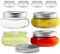 CHGShine Wide Mouth Mason Jar 8 oz for Pickling, Shea Butter Body Butter, Canning, Candles, Fruit Preserves, Jam or Jelly - Glass jar with Lids 8pc