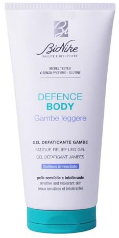 BioNike - Defence Body Gel Defaticante Gambe, Sollievo Immediato per Gambe Pesanti e Gonfie 150ml