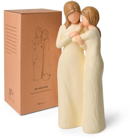 Faumsut Schwester Geschenke für Frauen, beste Freundin Schwestern Geburtstagsgeschenk, einzigartige Harz Schwester Figuren Geschenke für Schwestern von Schwester, Mutter und Tochter, Schwestern oder