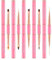 Nail Art Brushes Set - Professional 5pcs Double-Ended Acrylic Nail Art Brushes Liner Detail Thin Brushes For Drawing Design Brushes Gel Builder Brushes 3D Nail Art Tools (pink1)