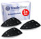 Trade-Shop Lot de 3 plaques de ponçage 100 x 150 mm compatibles avec Festool DS 400, DTS 400, DTSC 400, remplace 493723 (SSH-STF-Delta100 x 150/7)