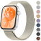 Vancle Compatible avec Huawei Watch Fit 3 Bracelet de rechange en acier inoxydable réglable avec aimant pour Huawei Watch Fit 3, Lumière des étoiles