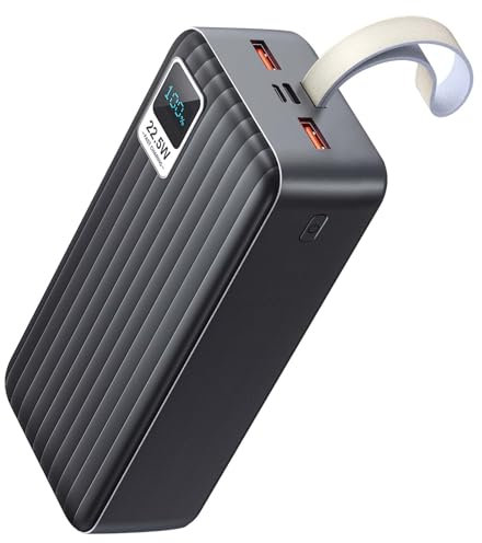 Power Bank 50000mAh: QC 3.0 22.5W PD USB-C Fast Charger with 4 Outputs and 3 Inputs, Large Capacity Portable Charger, Power Bank for iPhone, Samsung, iPad etc
