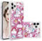 SIYOPINPFY Compatible With iPhone 11 Pro Max Case, Glitter Bling Sparkle for Women Girls Liquid Floating Quicksand Cover Shockproof Case for iPhone 11 Pro Max, Pink Unicorn YB