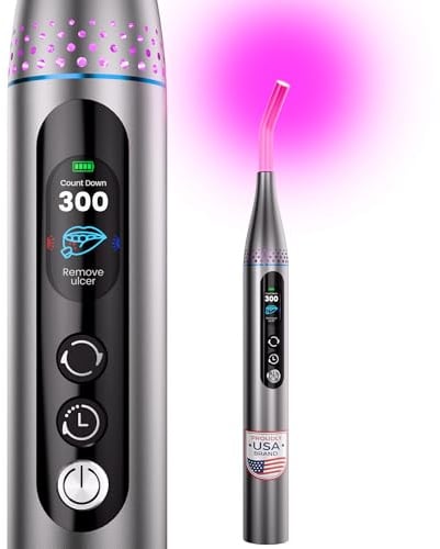 LifeZoom Rotlichttherapie Für Gesicht Körper, Kaltwund Krebs Wund Infrarot Rotlichttherapiegerät, Klinische Grade Infrarot-Lichttherapie, Ideal Lippen, Haut, Muskeln, Schmerzlinderung, Schnelle
