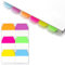 600 Pcs Page Markers Tabs, 6 Color Sticky Tabs Page Markers, Book Tabs, Sticky Index Tabs, Page Tabs for Book Tags Stickers Index Markers Office School
