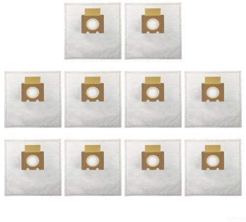 Lot de 10 sacs à poussière pour aspirateur Hoover Style H H81/H81 Pure Epa/Telios Extra en matériau anti-mouches robuste
