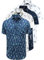 WJL WHISPERING JONES LONDON Mens 4 Pack Hawaiian Short Sleeve Beach Holiday Summer Designer Floral Shirt Menswear Printed Top, Pack 2, XXL