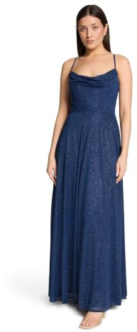 Vera Mont Damen Abendkleid mit Wasserfallausschnitt