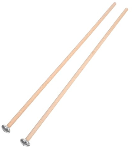 Abaodam Professionelle Xylophon Schlägel mit Metallkopf und Ergonomischem Holzgriff Metall-percussionsticks für Glockenspiel Klangstäbe und Chimes Langlebige Schlaginstrument Zubehör