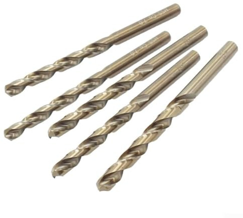 Set di 5 punte metriche al cobalto per metallo e acciaio inossidabile temprato, progettate da Ultra per acciaio temprato ad alta velocità con 5% di cobalto (13 mm)