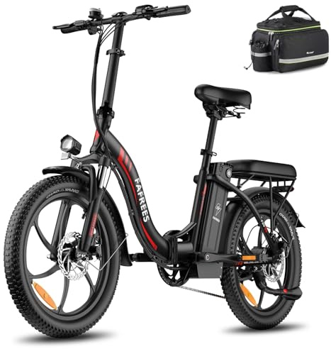 Fafrees [Oficial] F20 Bicicleta eléctrica Plegable, 250W/18Ah/648Wh Bicicleta eléctrica Urbana, 20 Pulgadas Fatbike, 7 velocidades Ebike, Alcance 90km