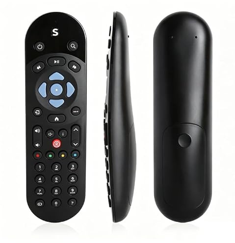 Ersatz Fernbedienung für Sky Q Receiver Fernbedienung kompatibel mit Sky Q TV、Mini、Silver Box Universal Remote Control mit 10m IR Reichweite 0,2 s Reaktion Plug and Play Mit Bedienungsanleitung
