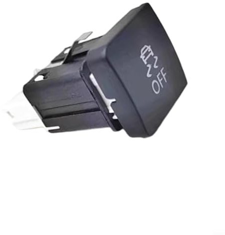 für ESP OFF Drucktasterschalter für Golf 5 6 für JETTA MK6 für EOS Caddy, Traktionskontrolle Schalter Ersatzteil 1K0927117 1KD927117, Robustes ABS Material Schwarz, Einfache Installation für