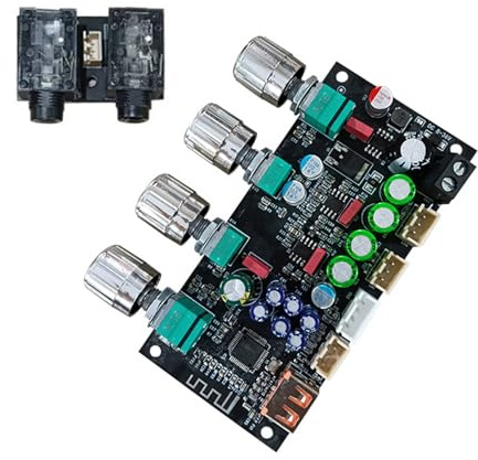 8-36V Upgraded Karaoke Reverberation Board Microphone Singing DSP Mixing Reverberation Board Preamplifier Module Preamp with Function