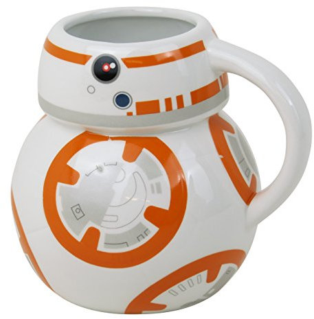 BB Designs SWTF3MBB-WVQIN Star Wars-BB8 3D Mug, Ceramic