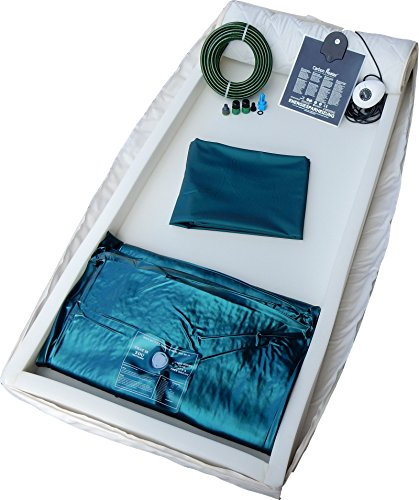 Leichtwasserbett Wassermatratze - Komplettset f. Lattenrost Leichtwassermatratze 100x200cm 0%