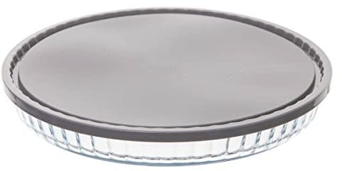 MAELSA Plat Tarte Verre 27CM +COUV